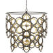 Mauresque 6 Light 32.25 inch Bronze Gold and Contemporary Gold Leaf Chandelier Ceiling Light