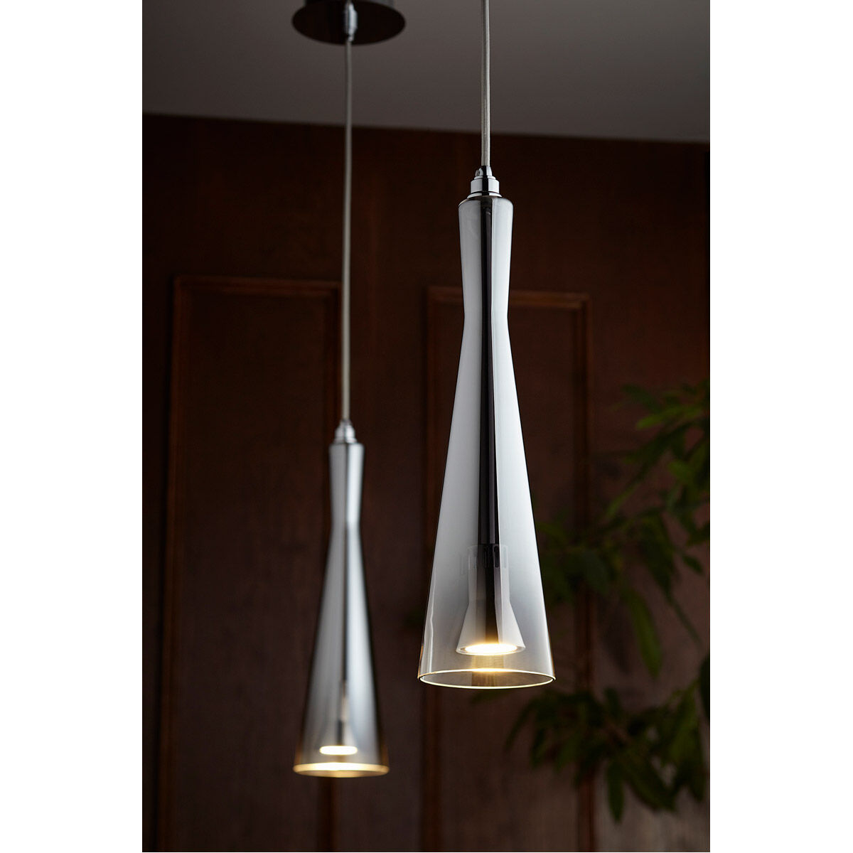Cornet 1 Light 4 inch Smoke Ombre Pendant Ceiling Light