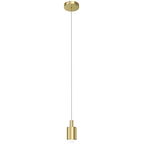 Keele LED Champagne Gold Pendant Ceiling Light