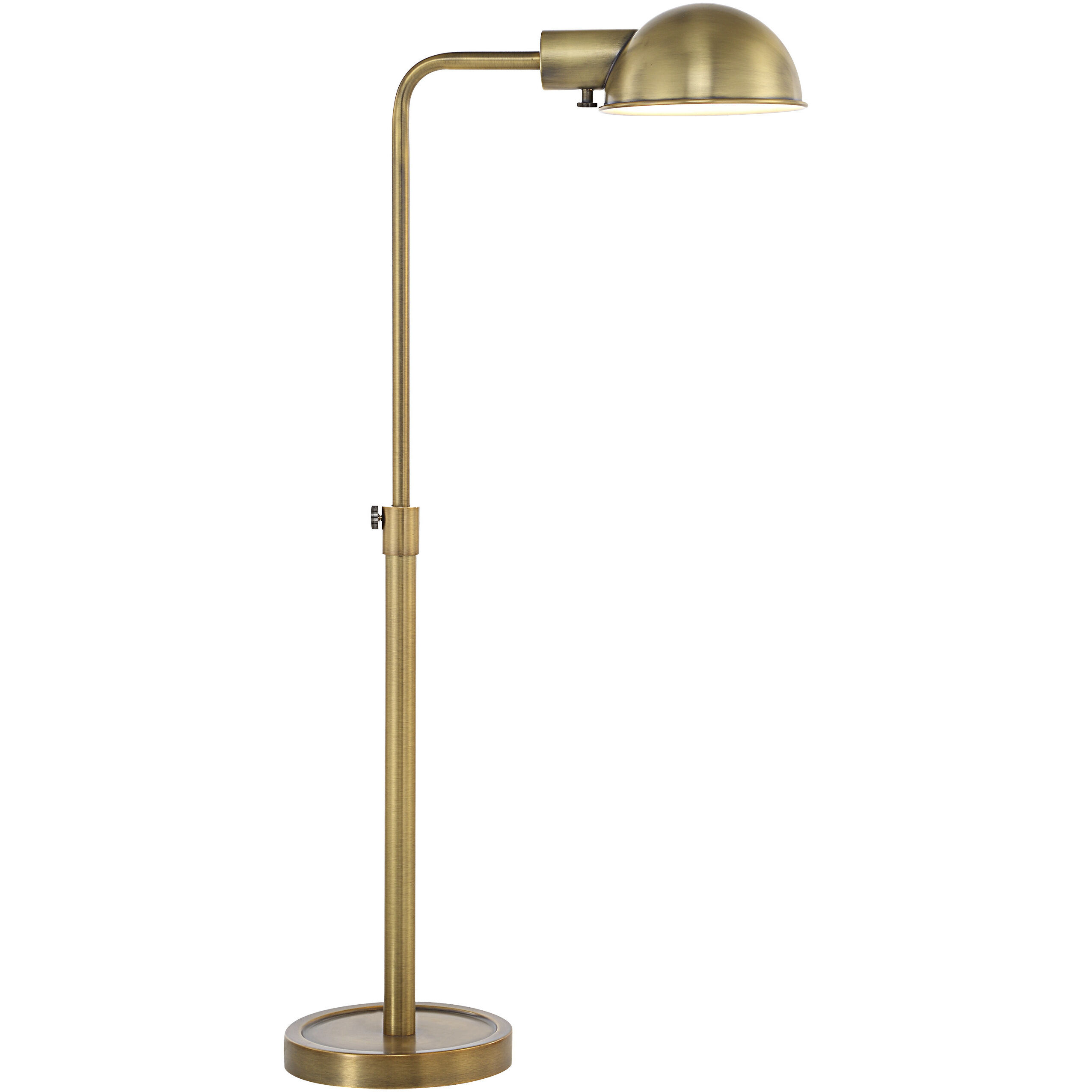 Halle 21 inch 9.00 watt Dark Antique Brushed Brass Table Lamp Portable Light