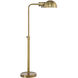 Halle 21 inch 9.00 watt Dark Antique Brushed Brass Table Lamp Portable Light