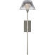 Waterford Blaze Tail Sconce Wall Light in Polished Nickel