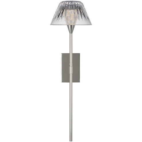 Waterford Blaze Tail Sconce Wall Light in Polished Nickel