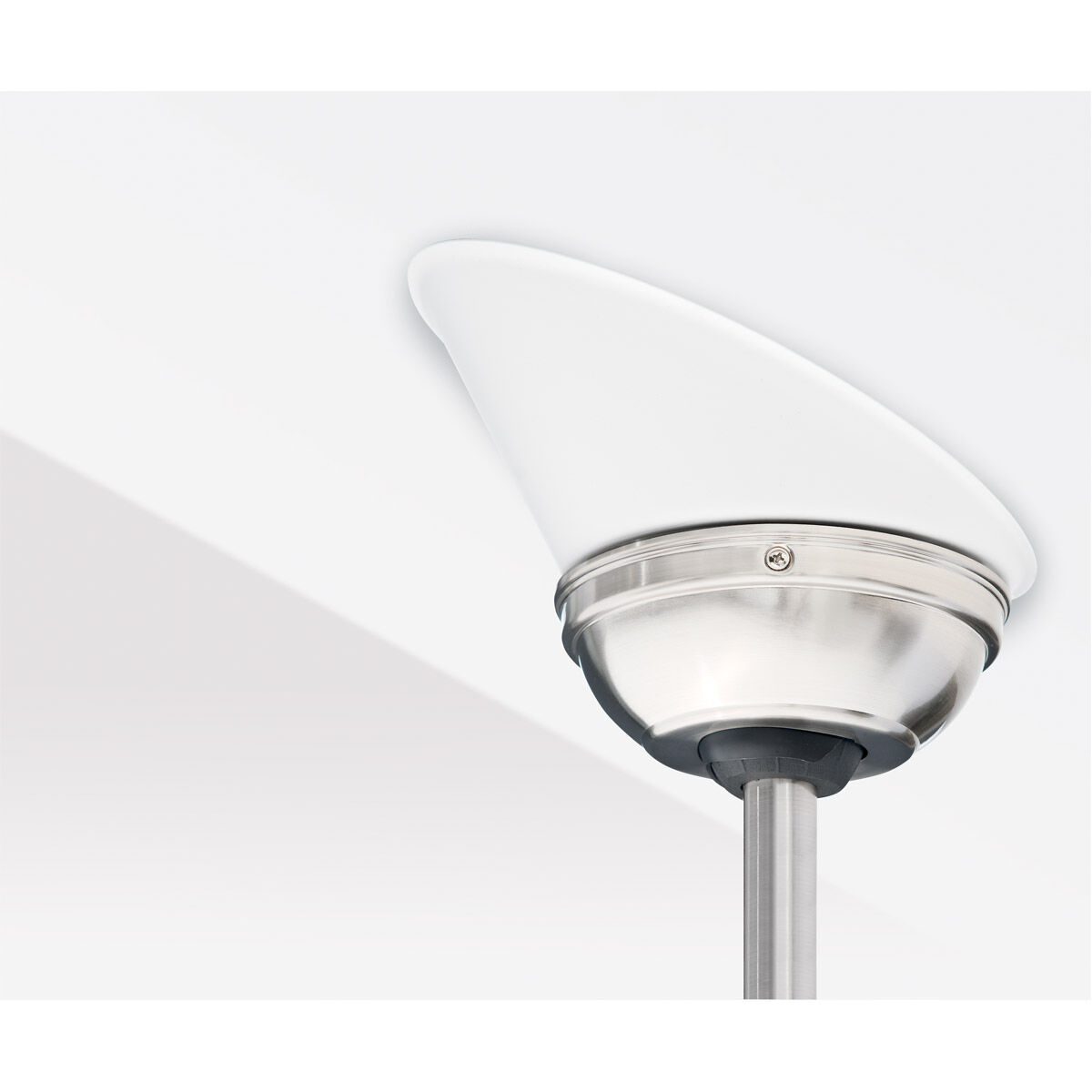 Charlotte White Angled Fan Ceiling Mount