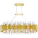 Cityscape 20 Light 39 inch Satin Gold Island/Pool Table Light Ceiling Light