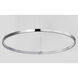 Hoops LED LED 23.5 inch Polished Chrome Single Pendant Ceiling Light