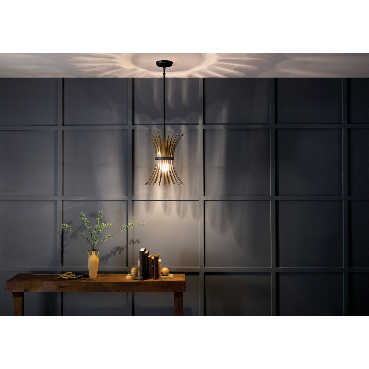 Homestead Baile 1 Light 12.75 inch Black Pendant Ceiling Light