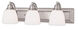 Springfield 3 Light 24 inch Brushed Nickel Bath Vanity Wall Light