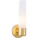 Saber 1 Light 4.75 inch Honey Gold Wall Sconce Wall Light in Incandescent