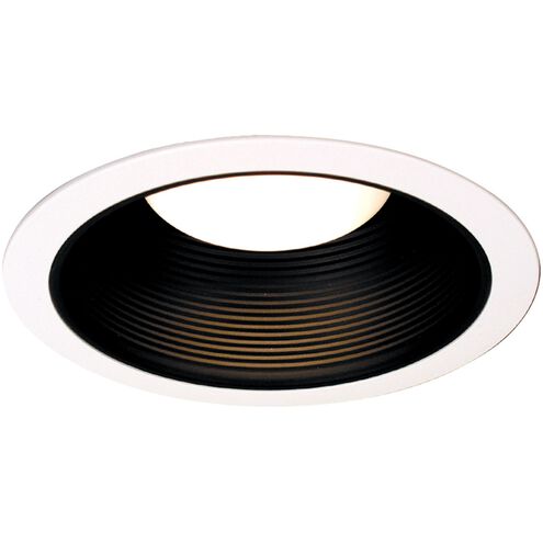 Recessed Ligthing Black with White Recessed Trim