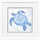 Indigo Ocean Blue Framed Art, Propac