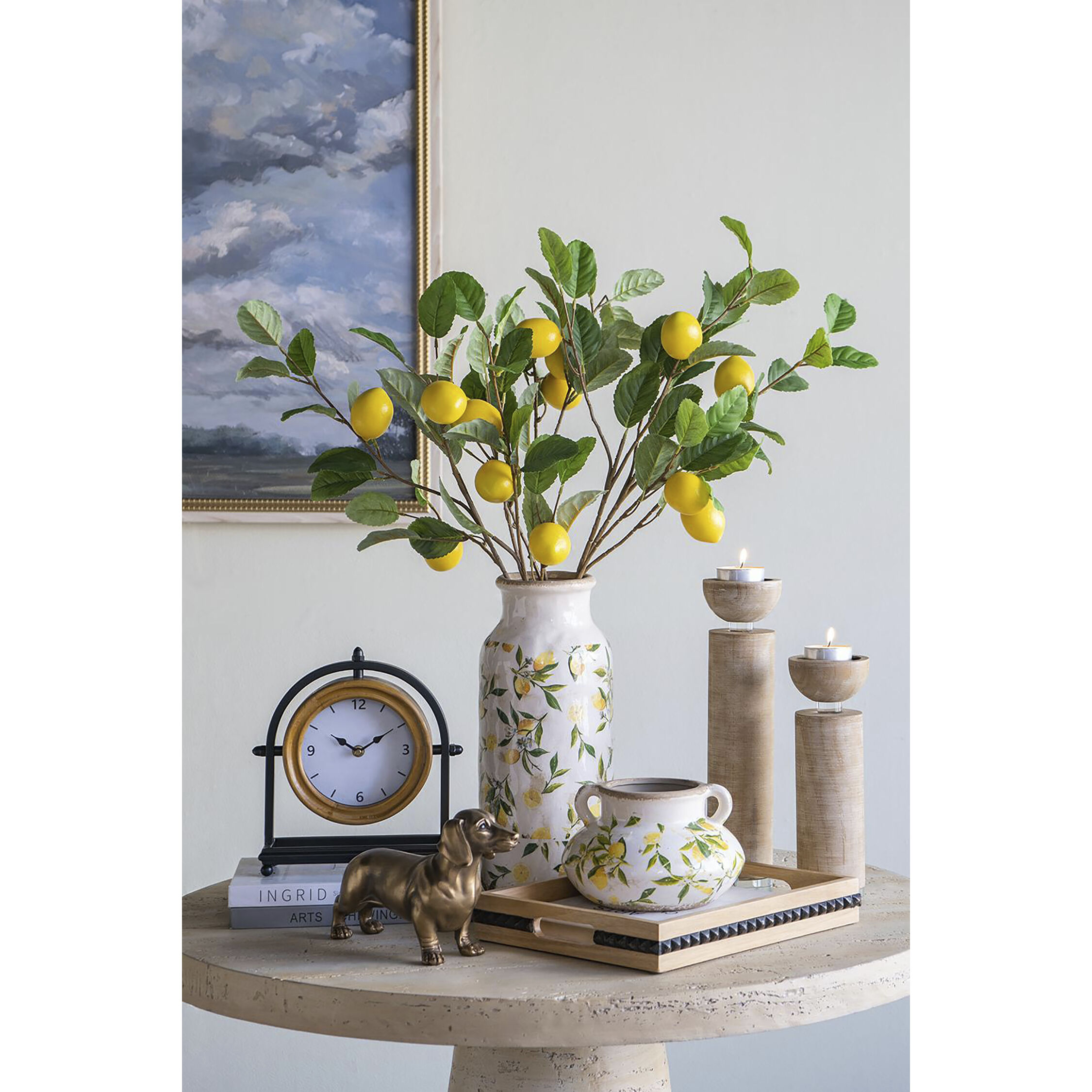 Lifelike Dachshund Copper Figurine