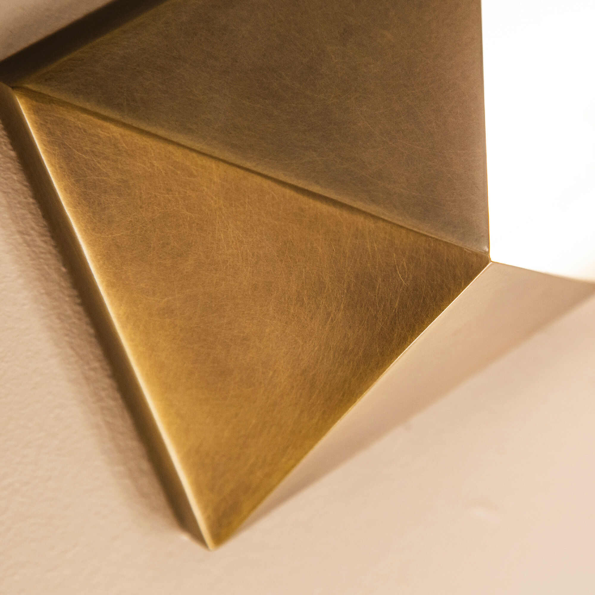 Caesar Wall/Ceiling Light Wall Light in Vintage Brass