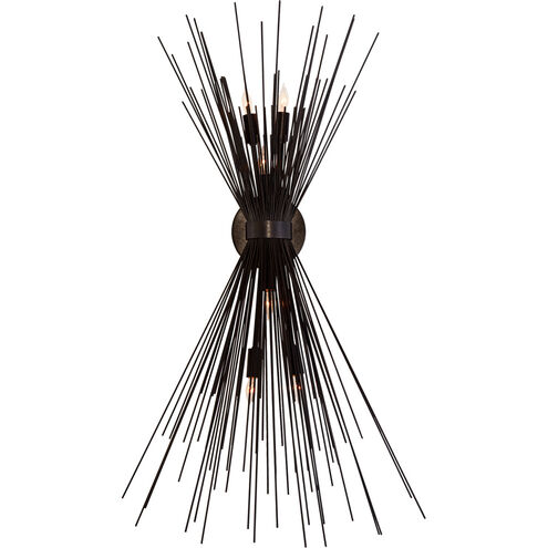 Visual Comfort Kelly Wearstler Strada 6 Light 12 inch Aged Iron Sconce Wall Light, Large KW2075AI - Open Box