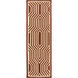 Frontier 96 X 30 inch Dark Red, Butter Rug