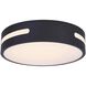 Niven LED 13 inch Black Flush Mount Ceiling Light
