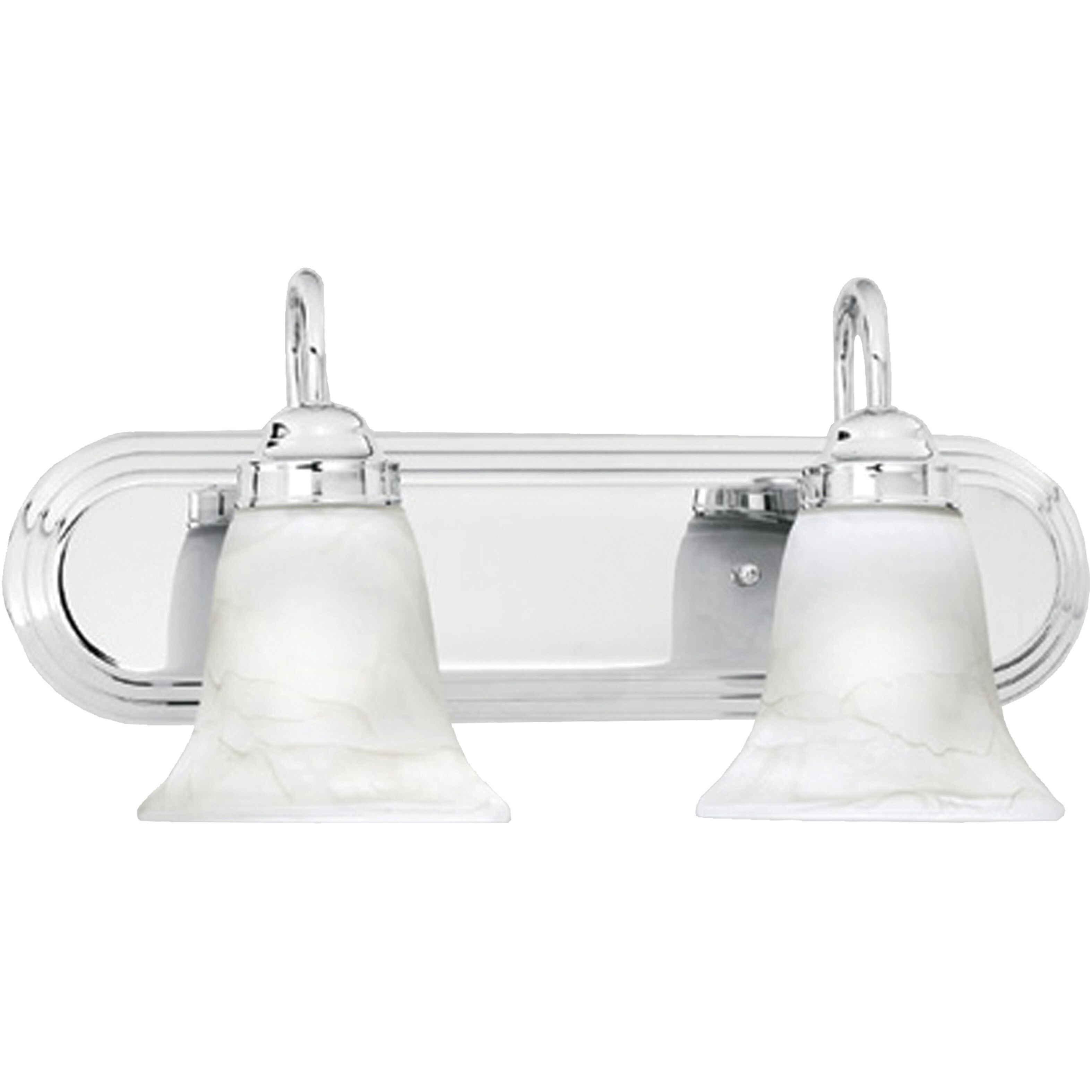 Homestead 2 Light 18 inch Chrome Vanity Light Wall Light