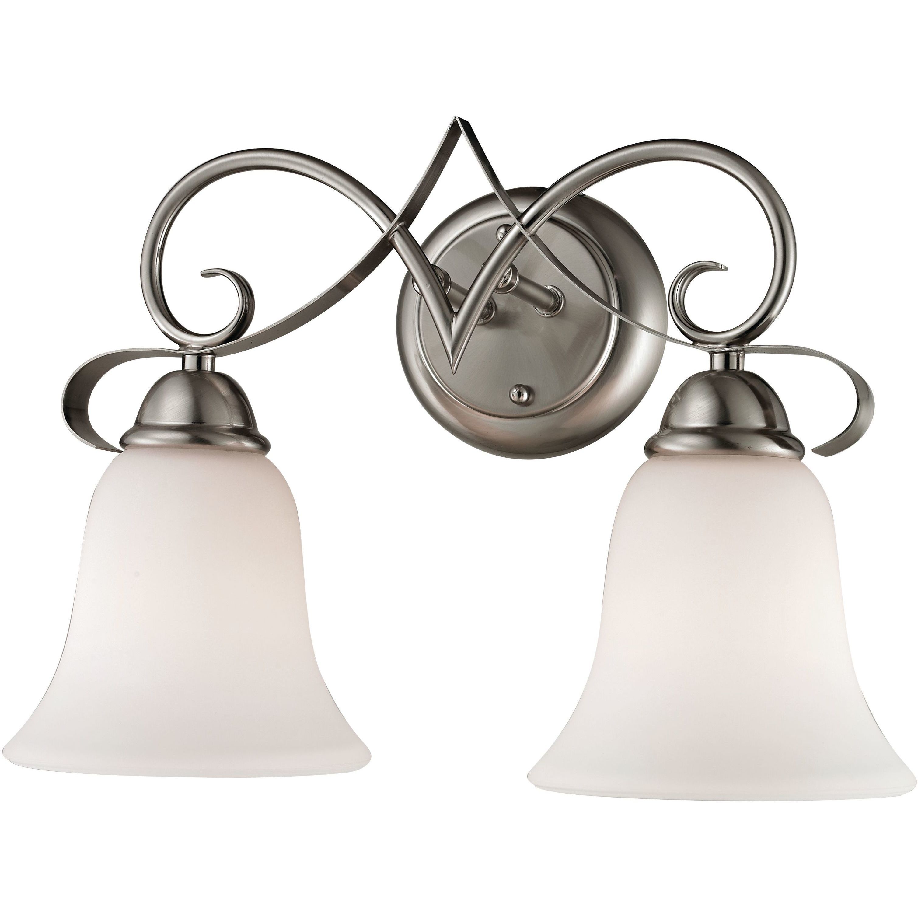 Brighton 2 Light 15 inch Brushed Nickel Vanity Light Wall Light