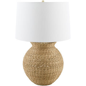 Pubil 26 inch 150 watt Painted and Electroplated Accent Table Lamp Portable Light