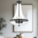 Alora Mood Marcel Pendant Ceiling Light in Matte Black