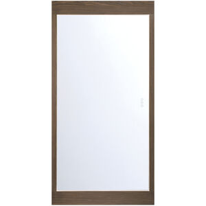 Mogano 60 X 30 inch Walnut Mirror