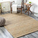Trace 120 X 96 inch Beige/Brown Handmade Rug in 8 x 10, Rectangle