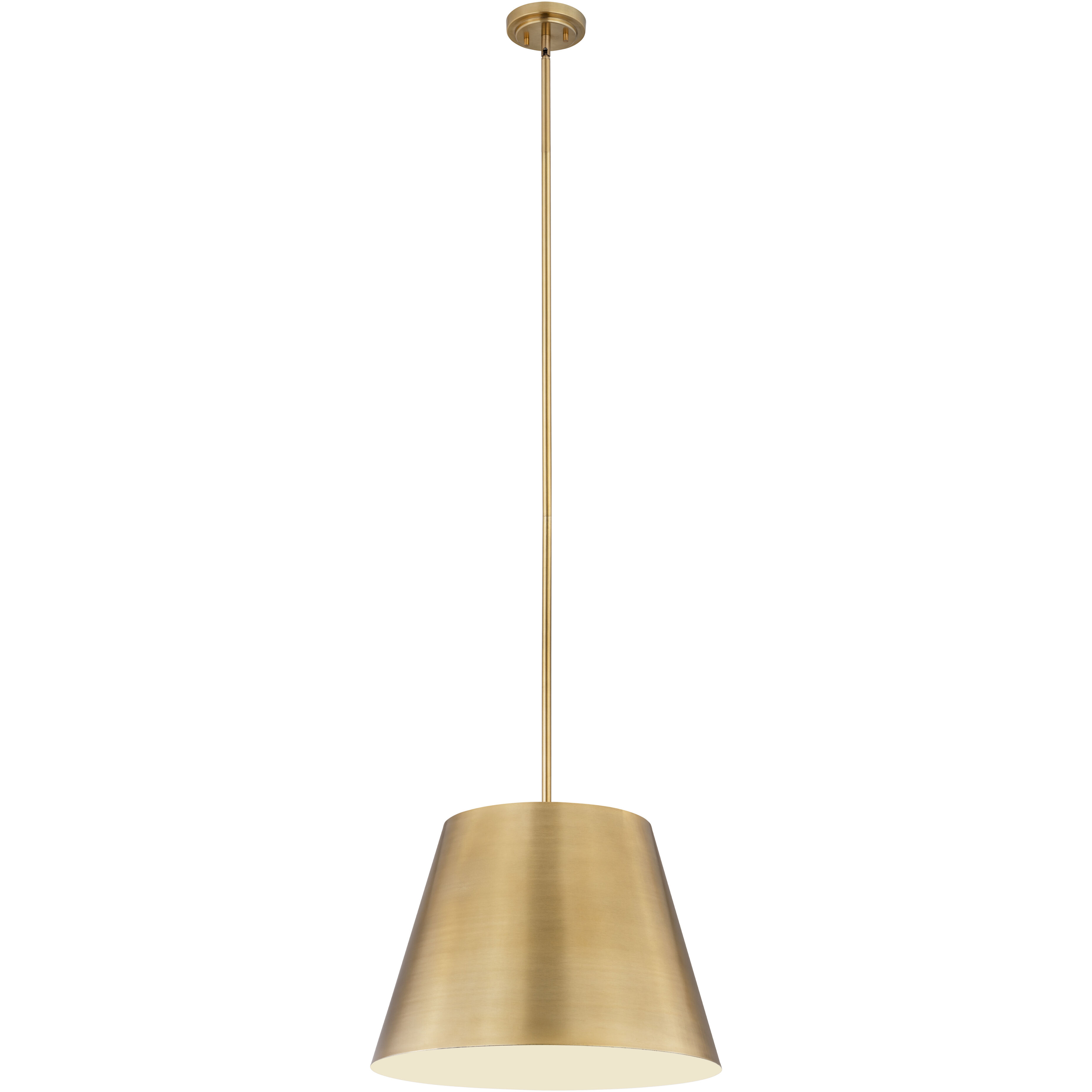 Lilly 1 Light 24 inch Rubbed Brass Pendant Ceiling Light