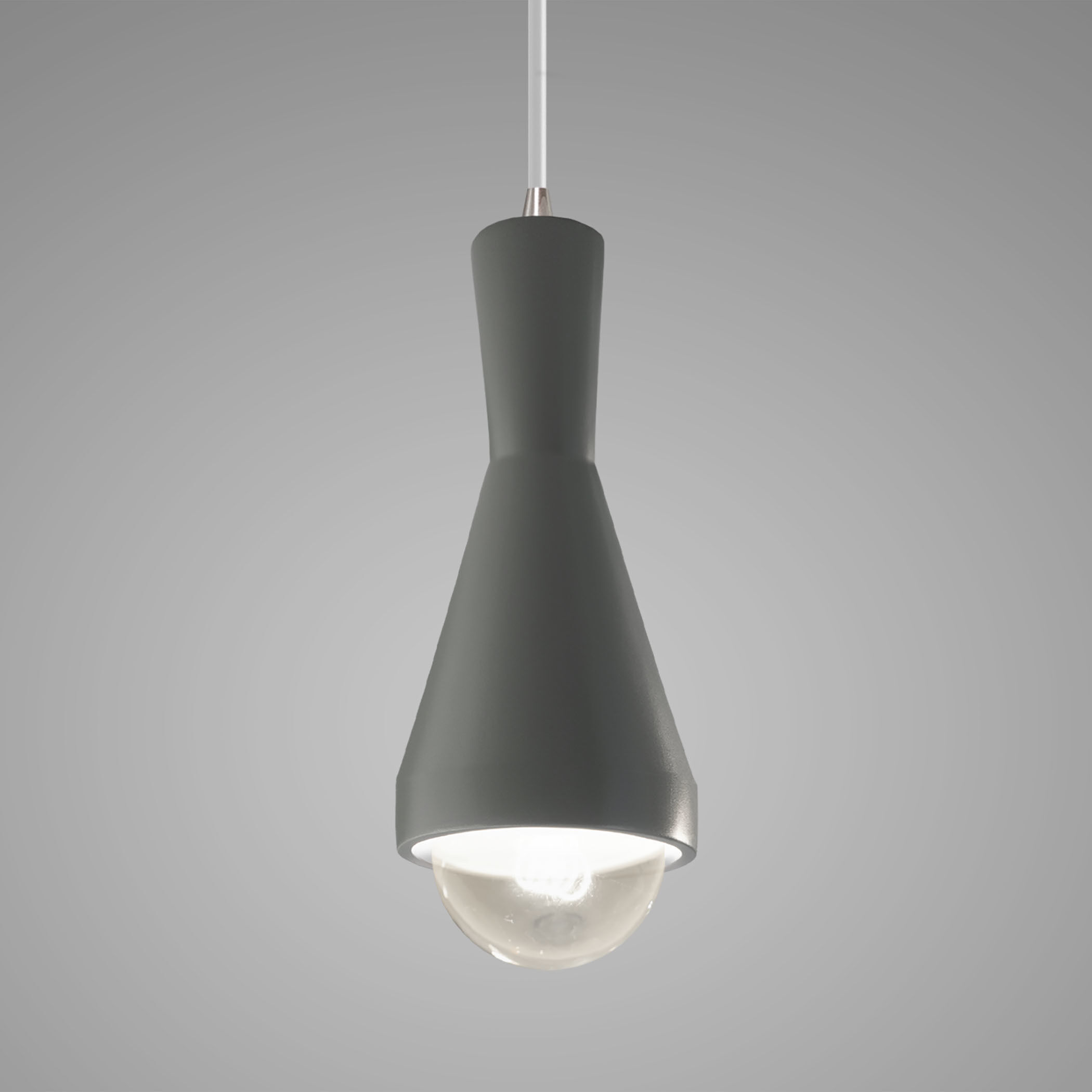 Radiance Collection LED 5 inch Reflecting Pool with Antique Brass Pendant Ceiling Light