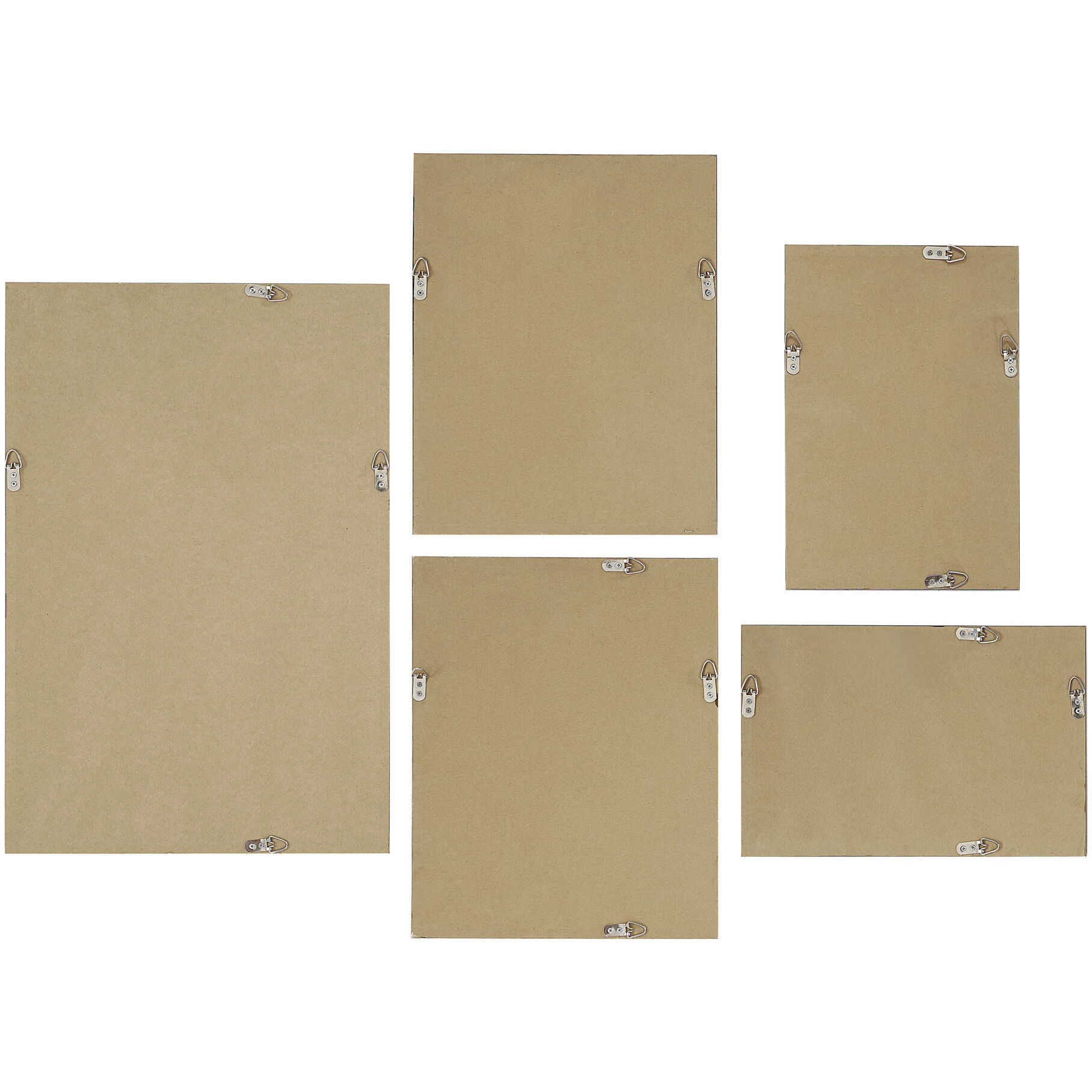 Carife Black/White Wall Art, 5 Piece