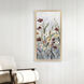Flourish Wild Flower Green and Blue and Multi and Rust Framed Art