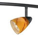 Serpentine 5 Light 120V Dark Bronze Rail Fixture Ceiling Light