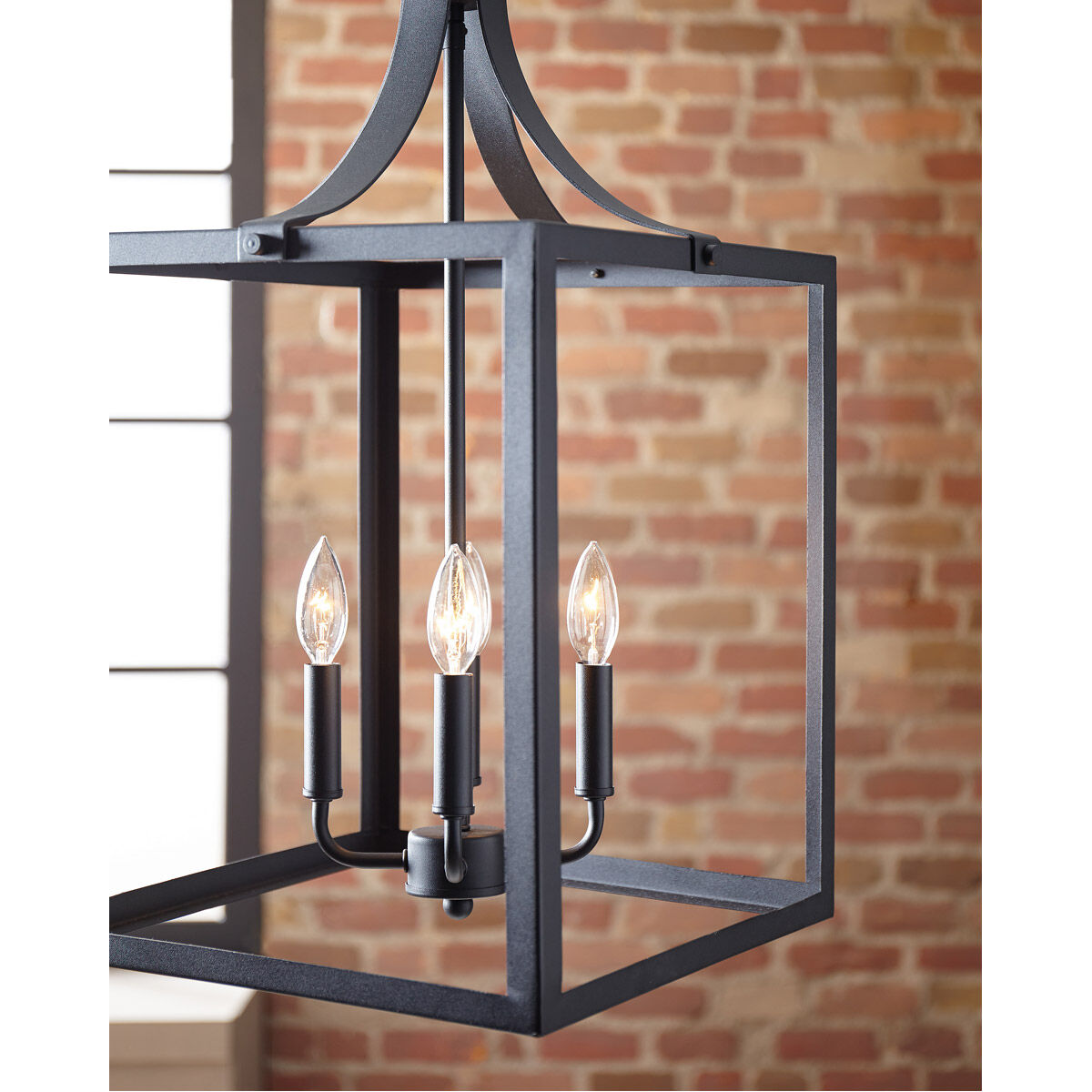 Labette 3 Light 12 inch Black Foyer Pendant Ceiling Light, Medium