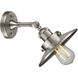 Franklin Restoration Railroad LED 8 inch Brushed Satin Nickel Sconce Wall Light, Franklin Restoration