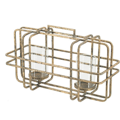 Caged 19 X 11 inch Candle Holders