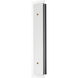 Spectre LED 6.5 inch Black and Natural Aged Brass Bath Vanity Wall Light