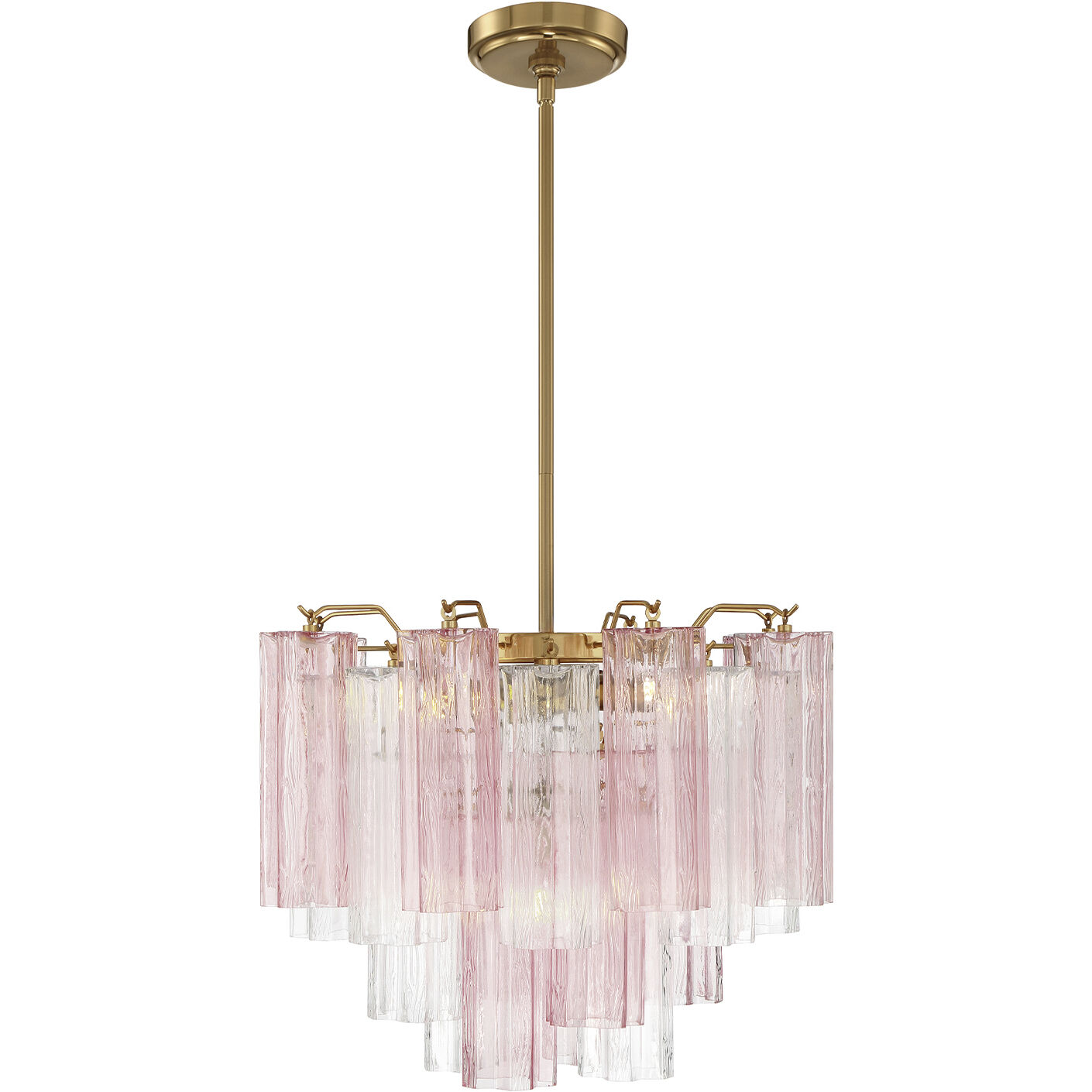 Addis 4 Light 17.75 inch Aged Brass Mini Chandelier Ceiling Light in Spring