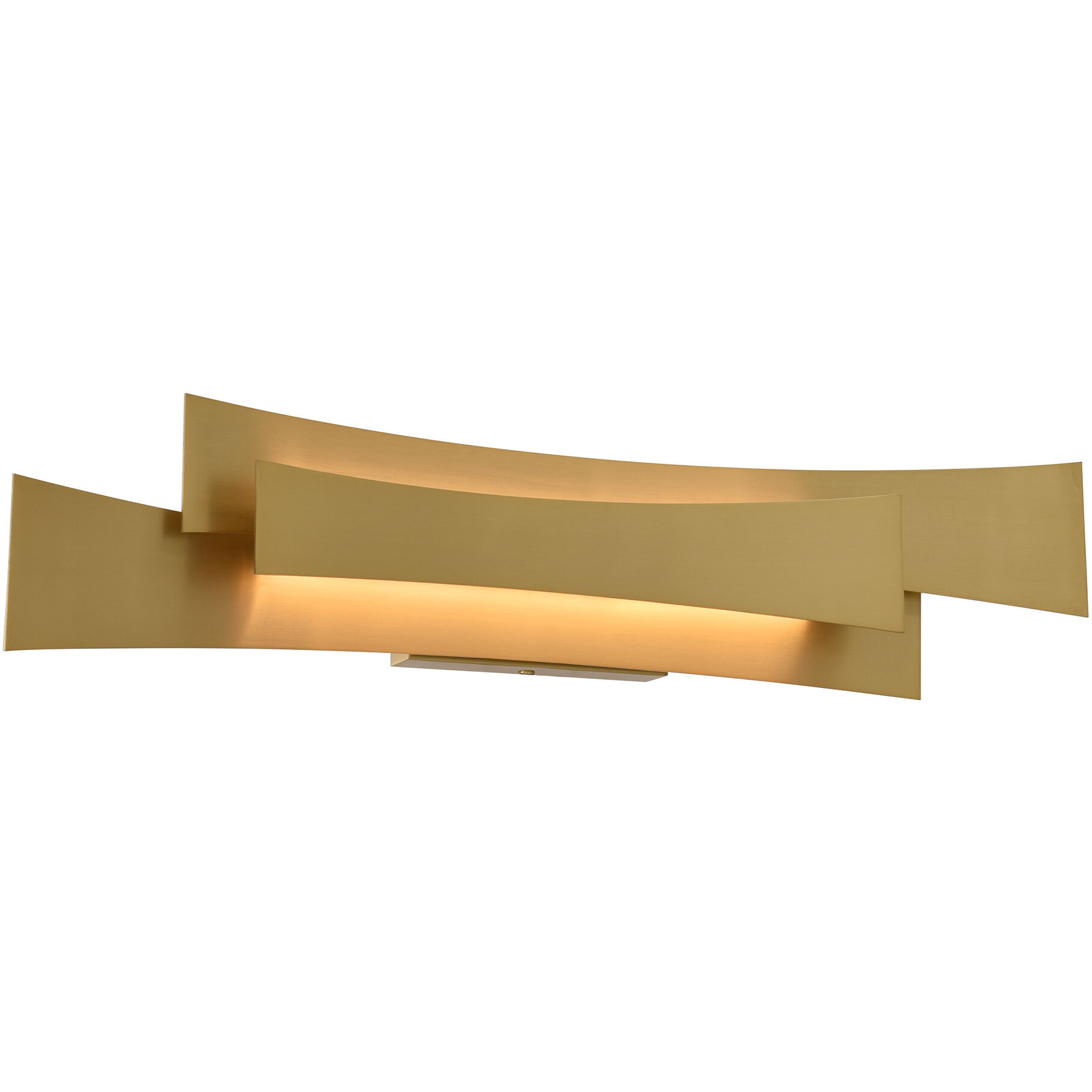 Candora LED 24 inch Brass Vanity Light Wall Light