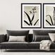 Florals Collection Black Framed Art