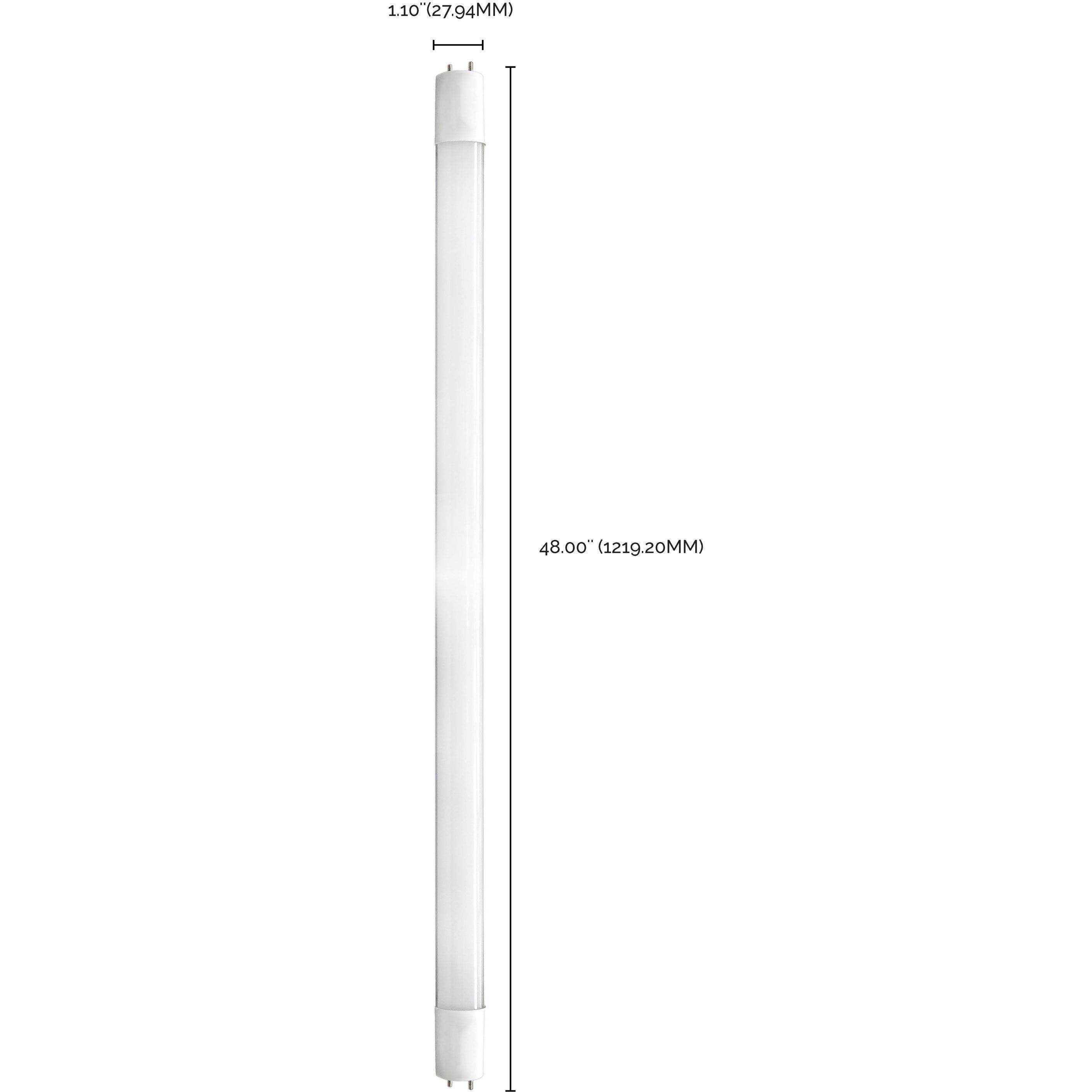 Lumos LED LED T8 Medium Bi Pin 14.00 watt 5000K Light Bulb