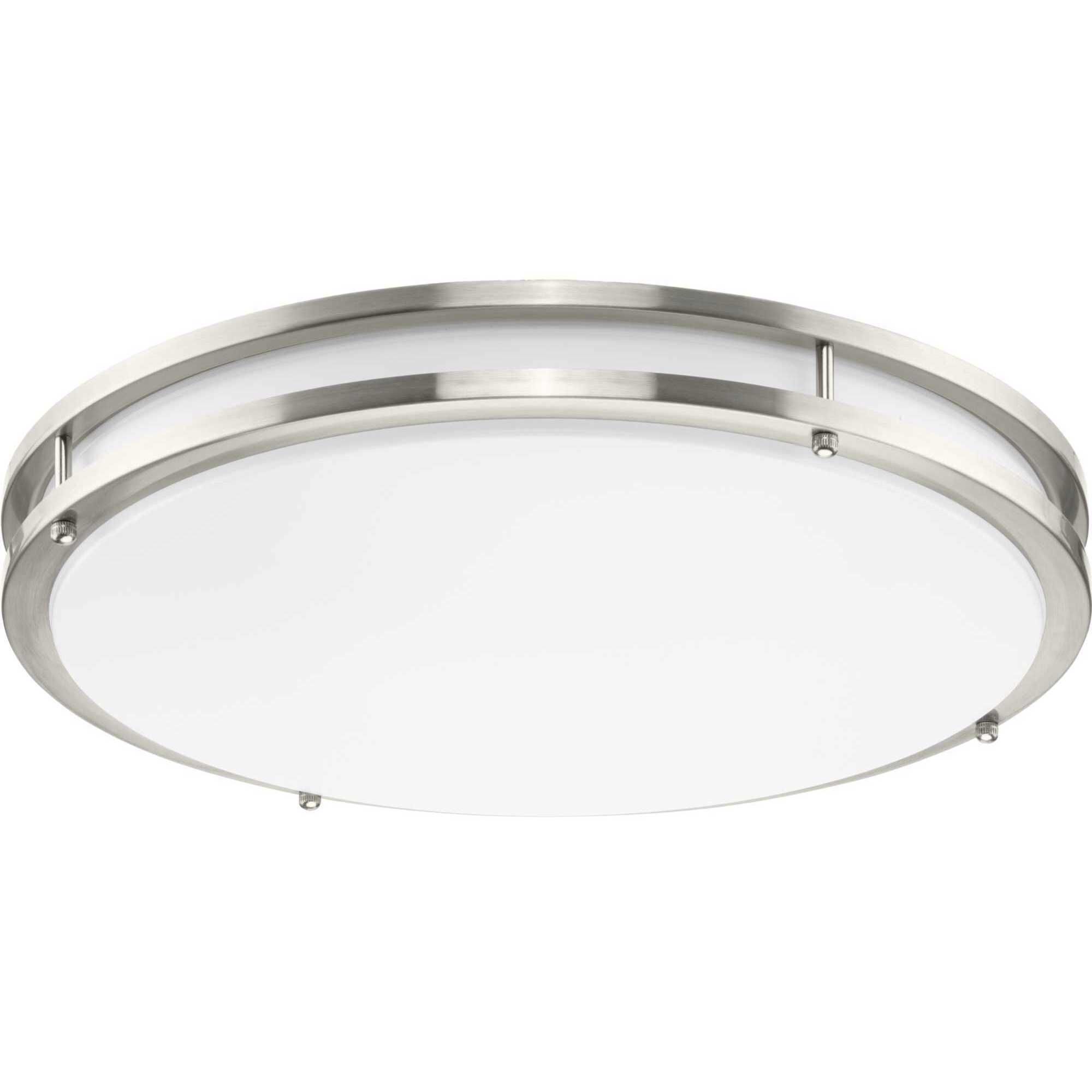 Abide LED LED 17.7 inch Brushed Nickel Flush Mount Ceiling Light, Large, Progress LED