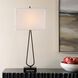 Galloway 30.75 inch 150 watt Dark Bronze and Black Marble Table Lamp Portable Light