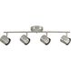 Kitson 4 Light 120 Brushed Nickel Multi-Directional Track Ceiling Light