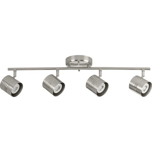 Kitson 4 Light 120 Brushed Nickel Multi-Directional Track Ceiling Light