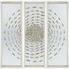 Cache Gold with White Dimensional Wall Art