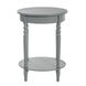 Emily 27 X 19.5 inch Antique Gray End/Side Table