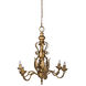 Classic 6 Light 23.6 inch Gold Pendant Ceiling Light
