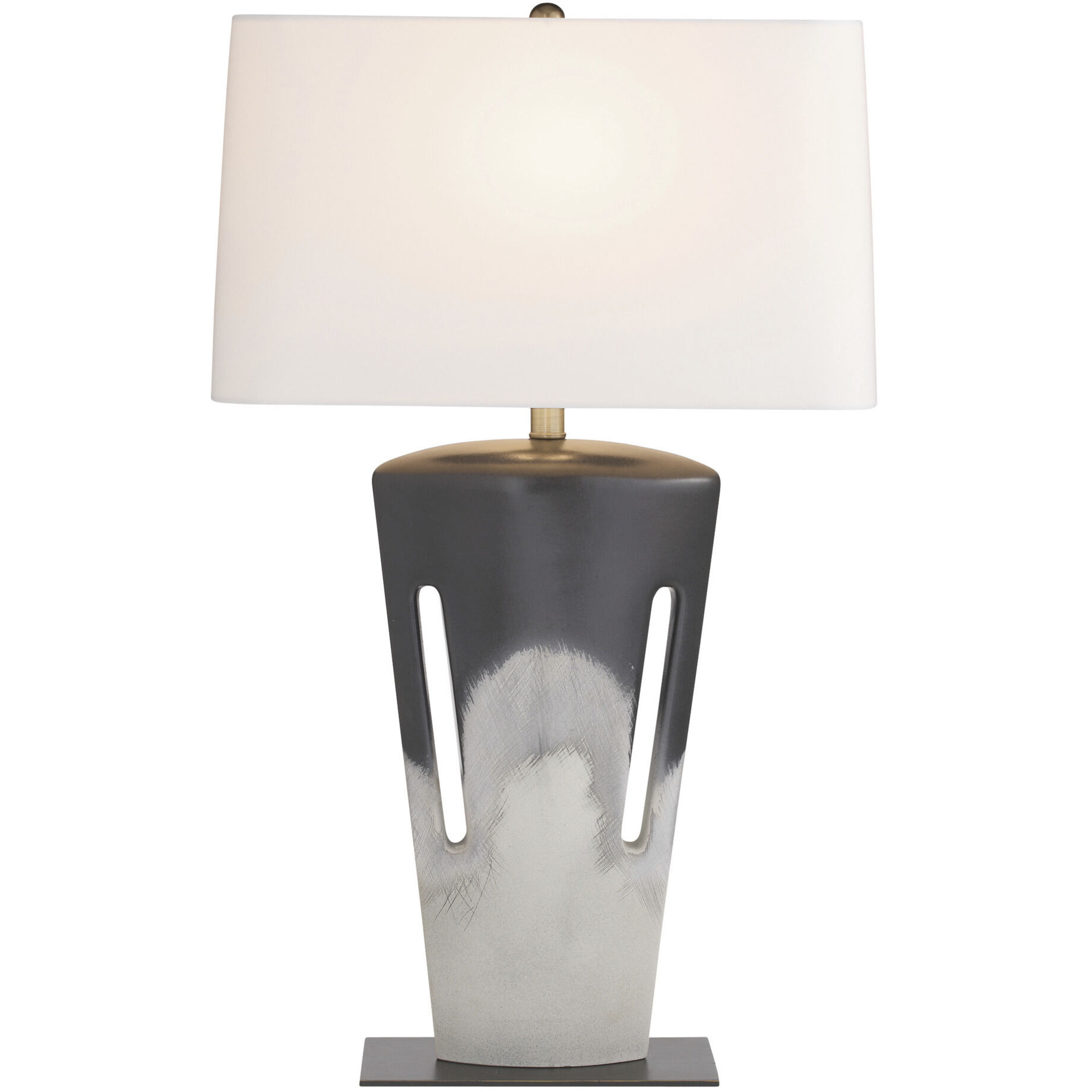 Iceland 30 inch 150.00 watt Shoreline Reactive and Bronze with Antique Brass Table Lamp Portable Light