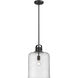 Kinsley 1 Light 12 inch Matte Black Pendant Ceiling Light