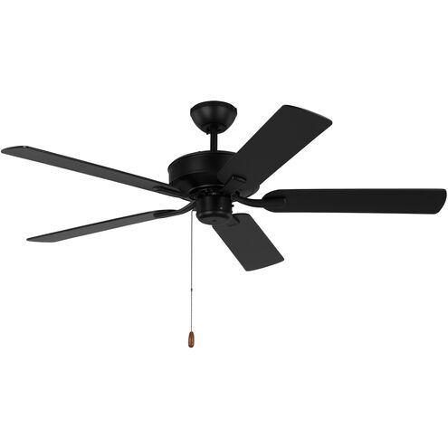 Linden 52 52 inch Midnight Black Ceiling Fan