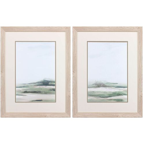 Landscapes Collection Green Framed Art